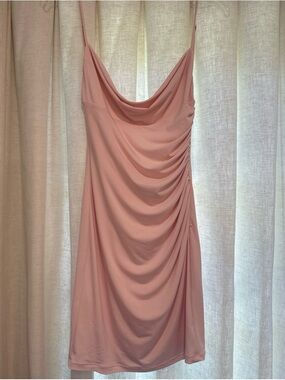 Katie May Surreal mini dress in rose